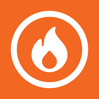 Orange Flame Design